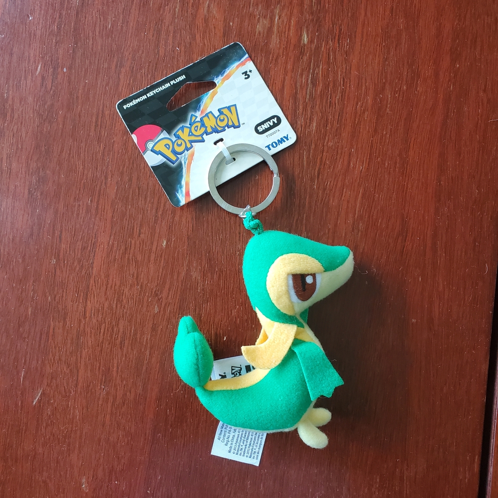 Pokémon Snivy Plush Keychain - 2011 Starter